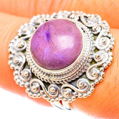 Phosphosiderite Rings handcrafted by Ana Silver Co - RING122431