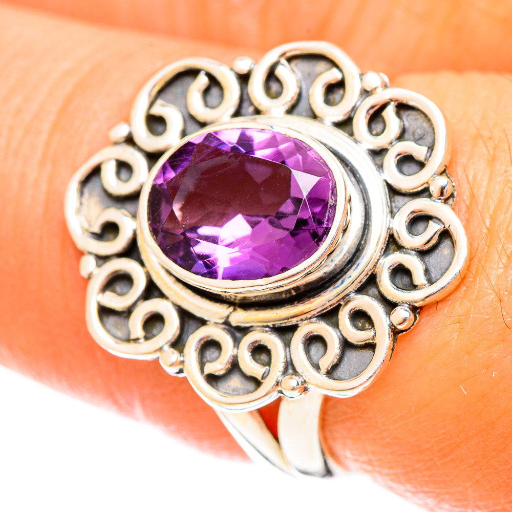 Amethyst Rings handcrafted by Ana Silver Co - RING122432