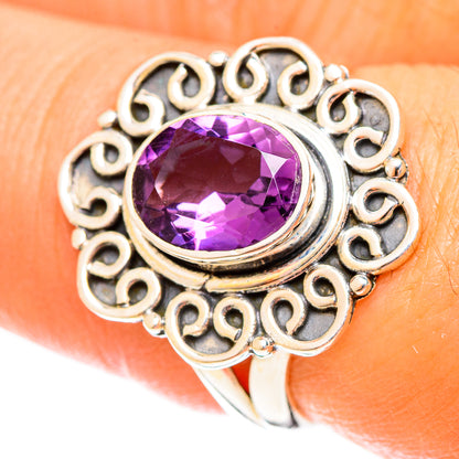 Amethyst Rings handcrafted by Ana Silver Co - RING122432