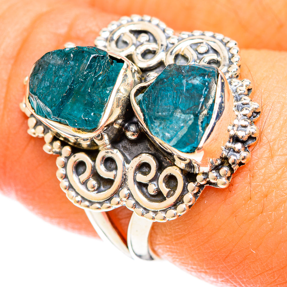 Apatite Rings handcrafted by Ana Silver Co - RING122435