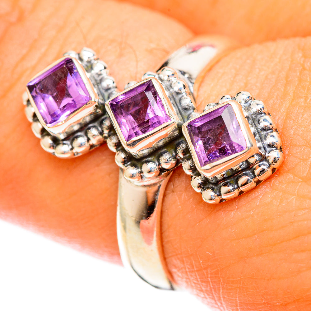 Amethyst Rings handcrafted by Ana Silver Co - RING122450