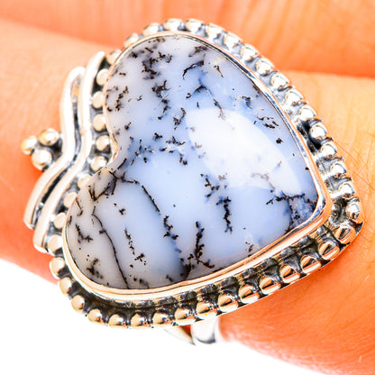 Dendritic Opal Rings handcrafted by Ana Silver Co - RING122457