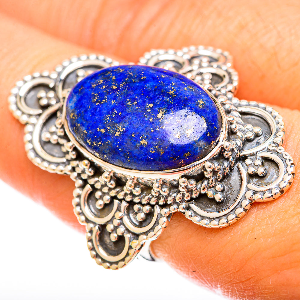 Lapis Lazuli Rings handcrafted by Ana Silver Co - RING122472