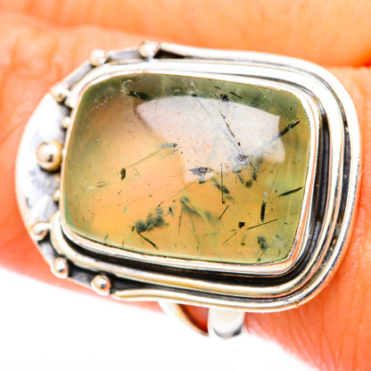Prehnite Rings handcrafted by Ana Silver Co - RING122541