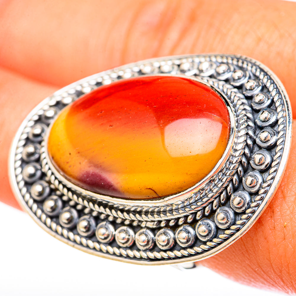 Mookaite Rings handcrafted by Ana Silver Co - RING122546
