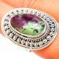 Ruby Zoisite Rings handcrafted by Ana Silver Co - RING122598