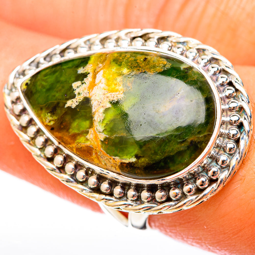 Ocean Jasper Rings handcrafted by Ana Silver Co - RING122641
