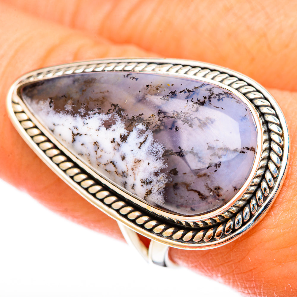 Dendritic Opal Rings handcrafted by Ana Silver Co - RING122665