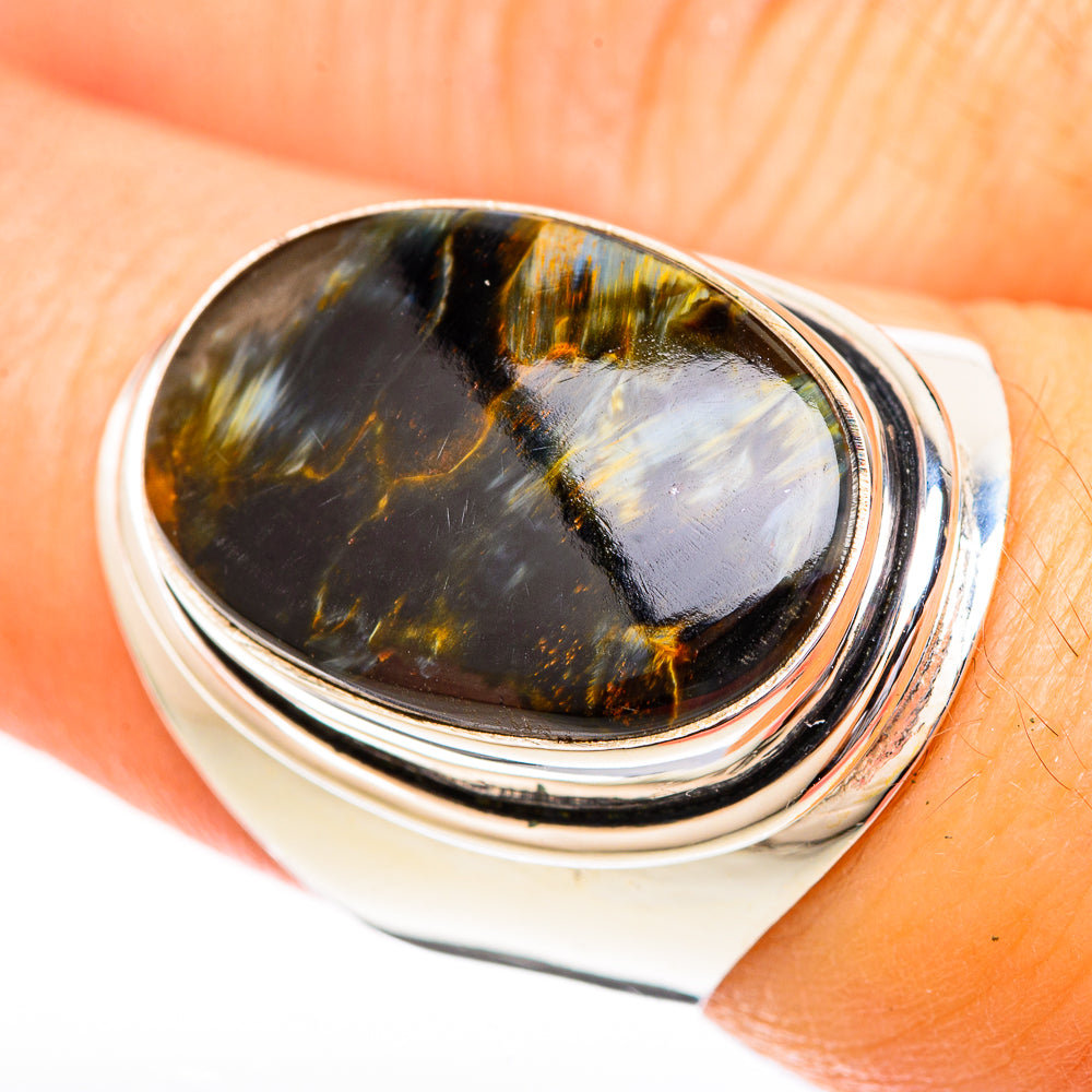 Labradorite Rings handcrafted by Ana Silver Co - RING122687