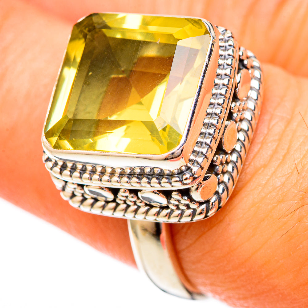 Citrine Rings handcrafted by Ana Silver Co - RING122713