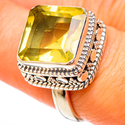 Citrine Rings handcrafted by Ana Silver Co - RING122713