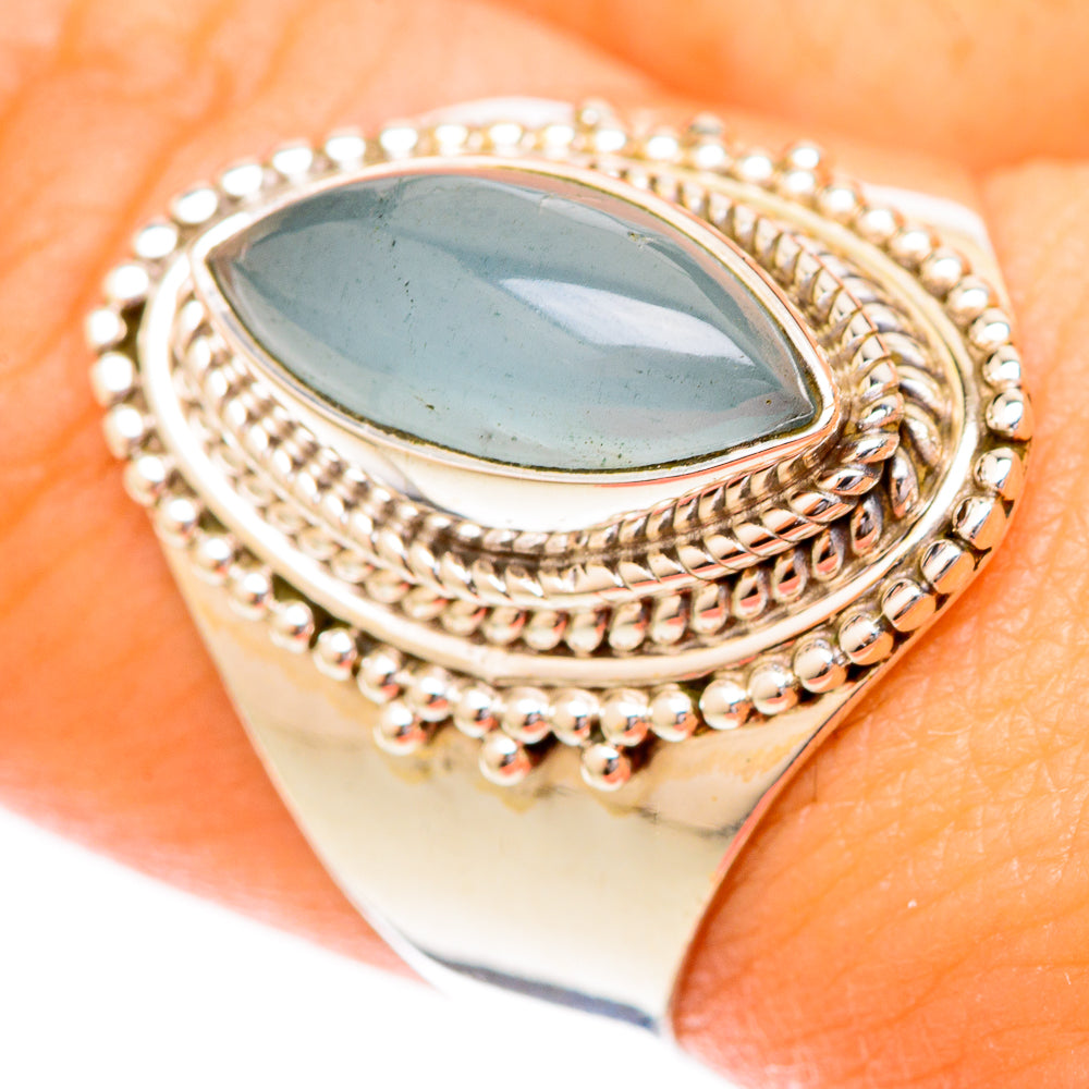 Aquamarine Rings handcrafted by Ana Silver Co - RING122717