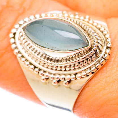 Aquamarine Rings handcrafted by Ana Silver Co - RING122717