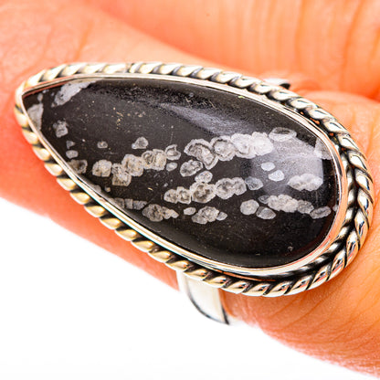 Chrysanthemum Stone Rings handcrafted by Ana Silver Co - RING122727