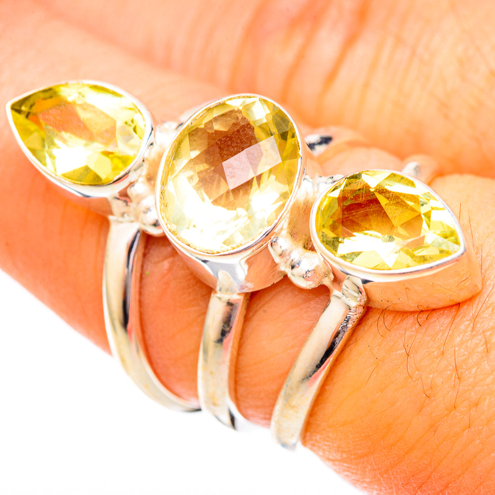 Citrine Rings handcrafted by Ana Silver Co - RING122762