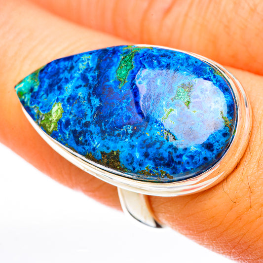 Azurite Rings handcrafted by Ana Silver Co - RING122778