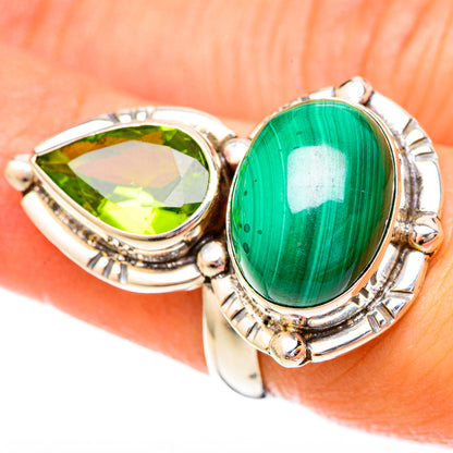 Malachite Rings handcrafted by Ana Silver Co - RING122784