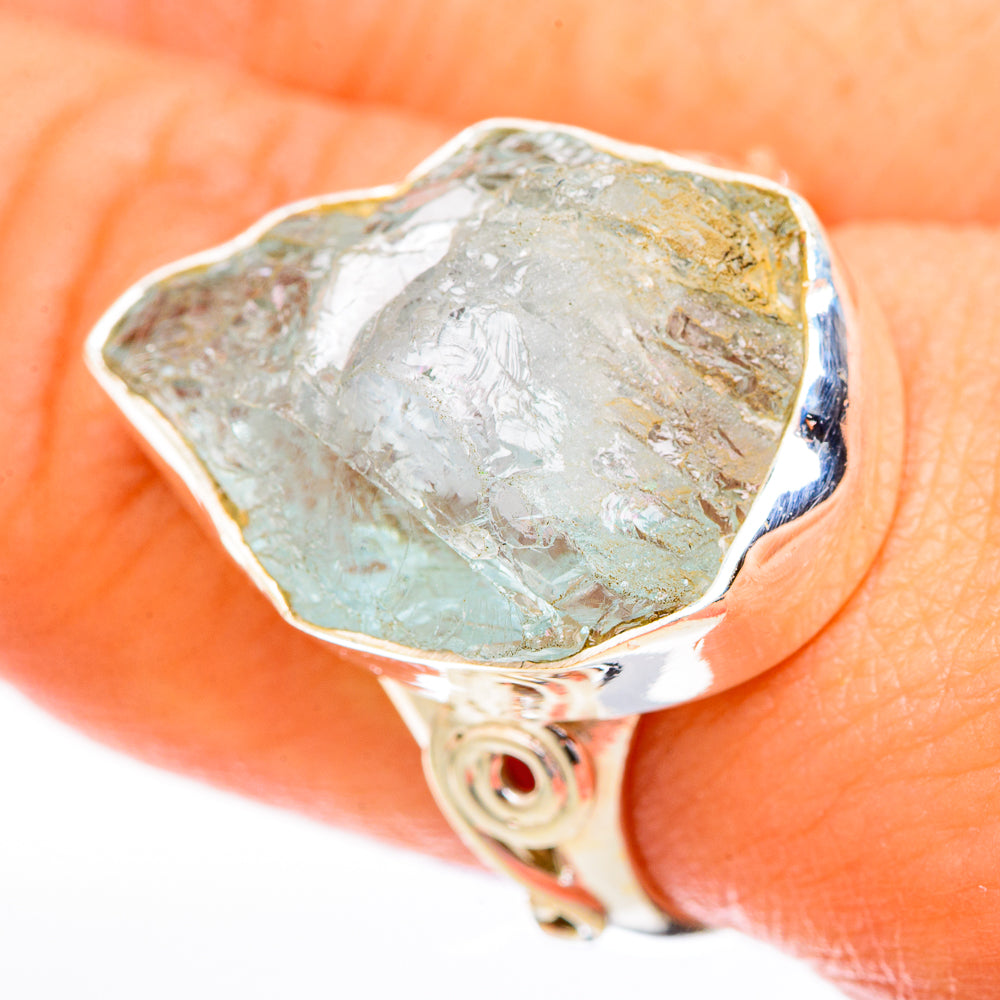 Aquamarine Rings handcrafted by Ana Silver Co - RING122790