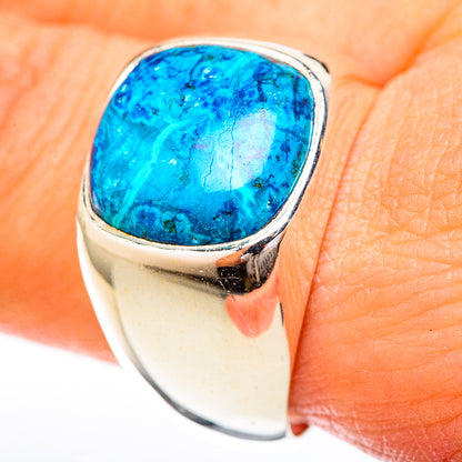 Chrysocolla Rings handcrafted by Ana Silver Co - RING122791