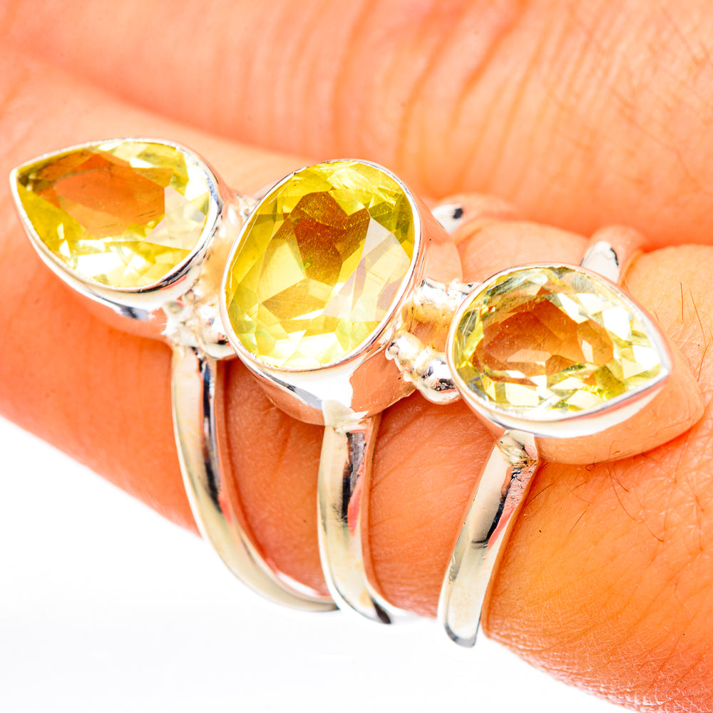 Citrine Rings handcrafted by Ana Silver Co - RING122811