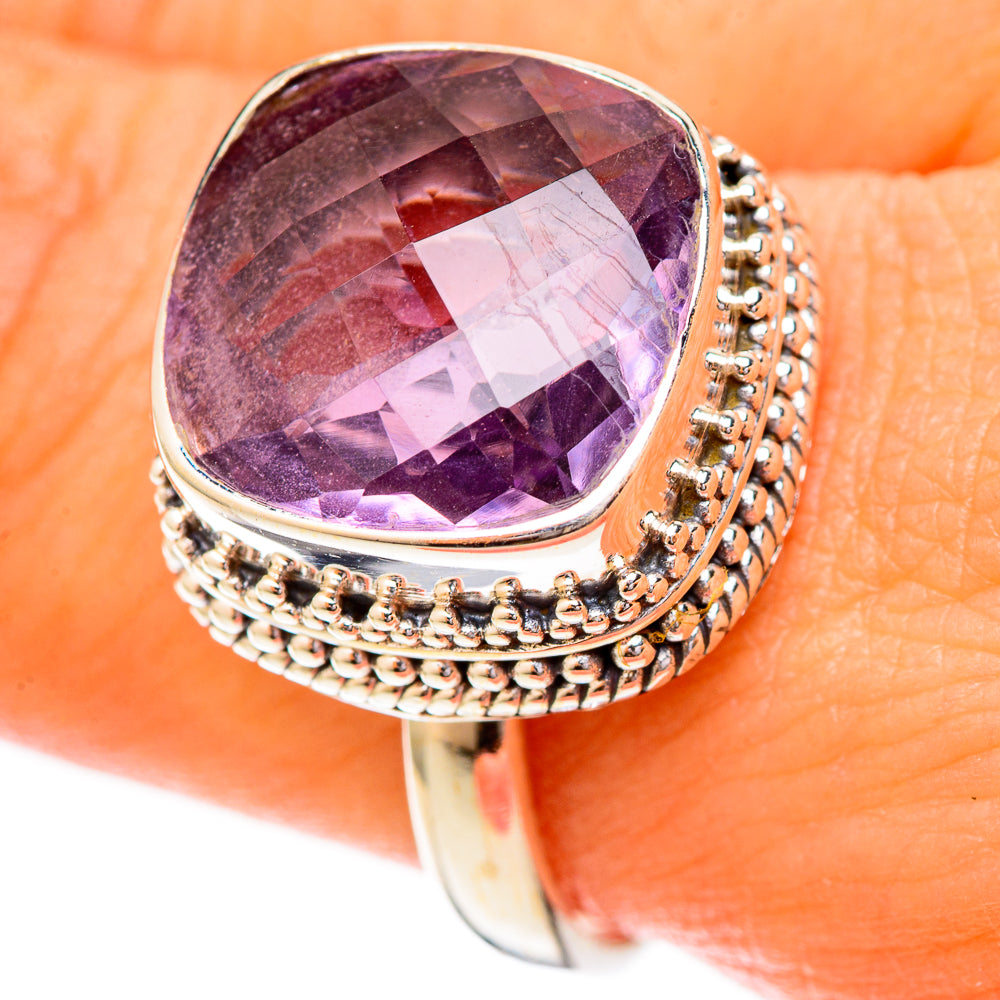 Amethyst Rings handcrafted by Ana Silver Co - RING122820