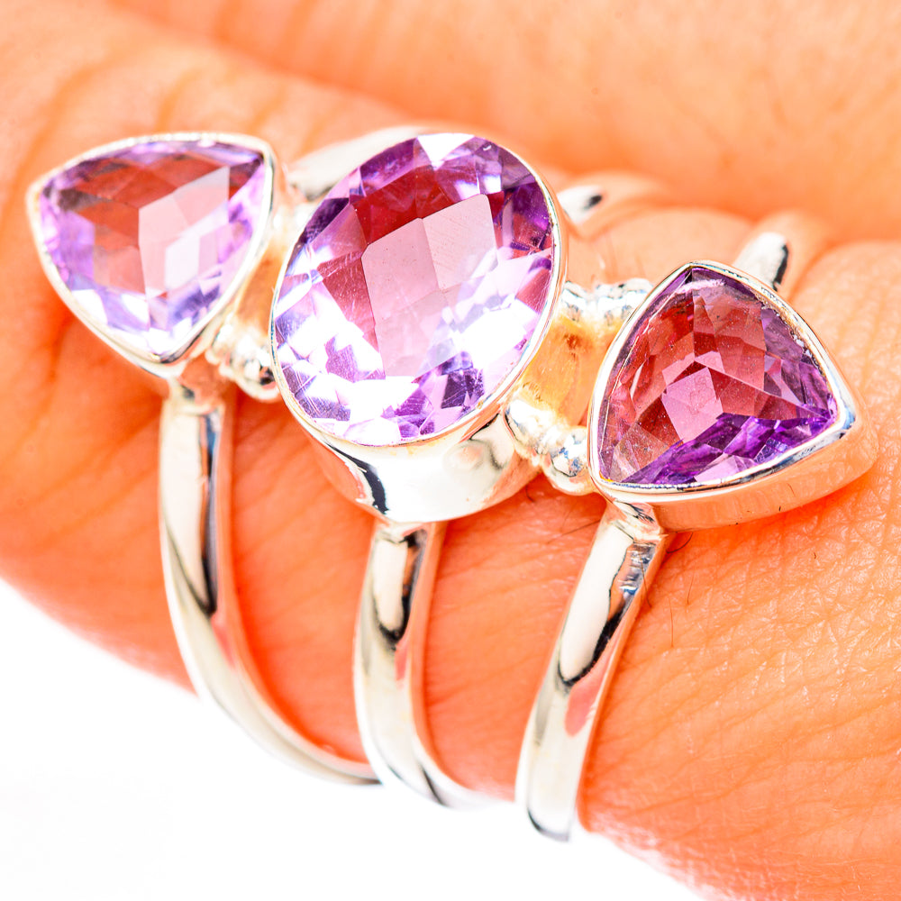 Amethyst Rings handcrafted by Ana Silver Co - RING122831