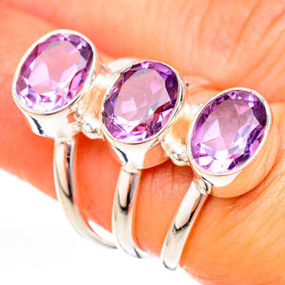 Amethyst Rings handcrafted by Ana Silver Co - RING122832