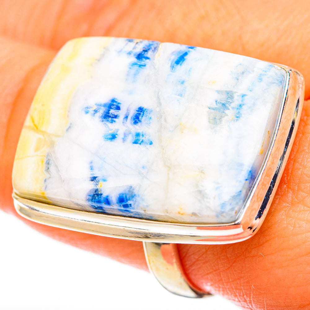 Blue Scheelite Rings handcrafted by Ana Silver Co - RING122840