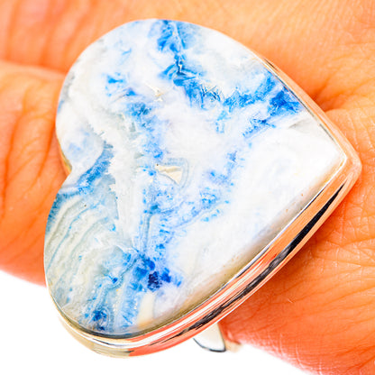 Blue Scheelite Rings handcrafted by Ana Silver Co - RING122841