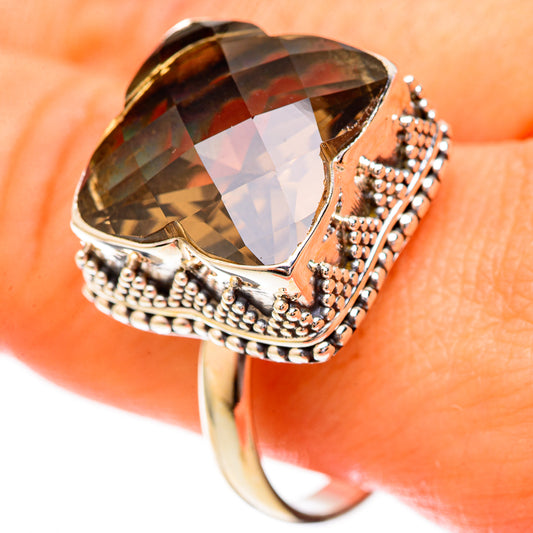 Smoky Quartz Rings handcrafted by Ana Silver Co - RING122844