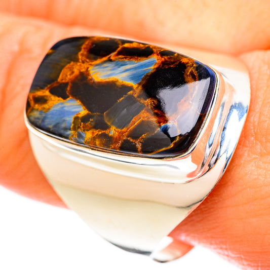 Pietersite Rings handcrafted by Ana Silver Co - RING122851