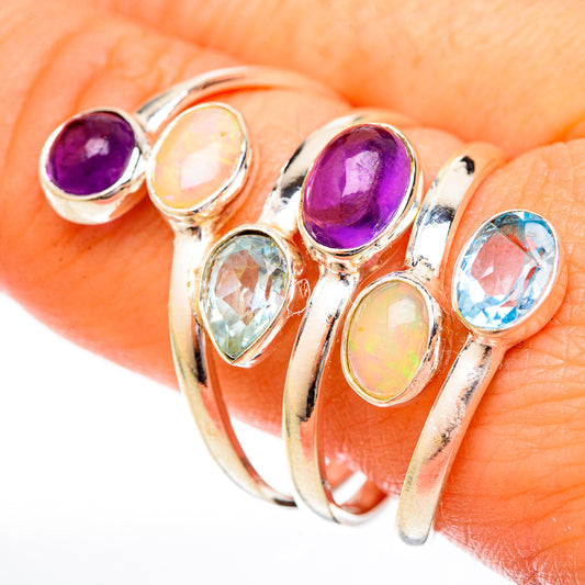 Amethyst Rings handcrafted by Ana Silver Co - RING122858