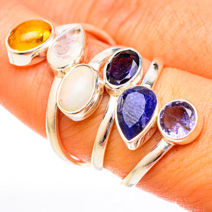Ethiopian Opal Rings handcrafted by Ana Silver Co - RING122859