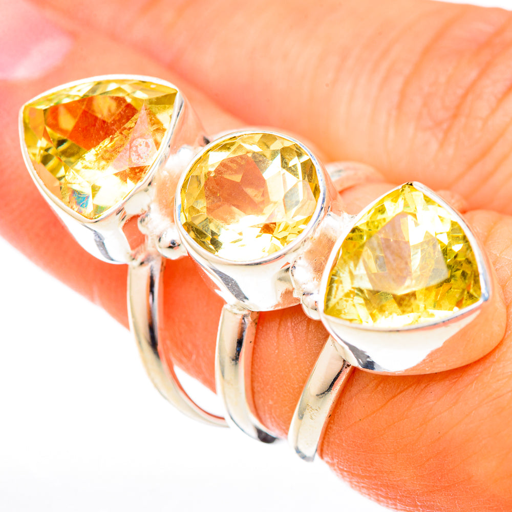 Citrine Rings handcrafted by Ana Silver Co - RING122860