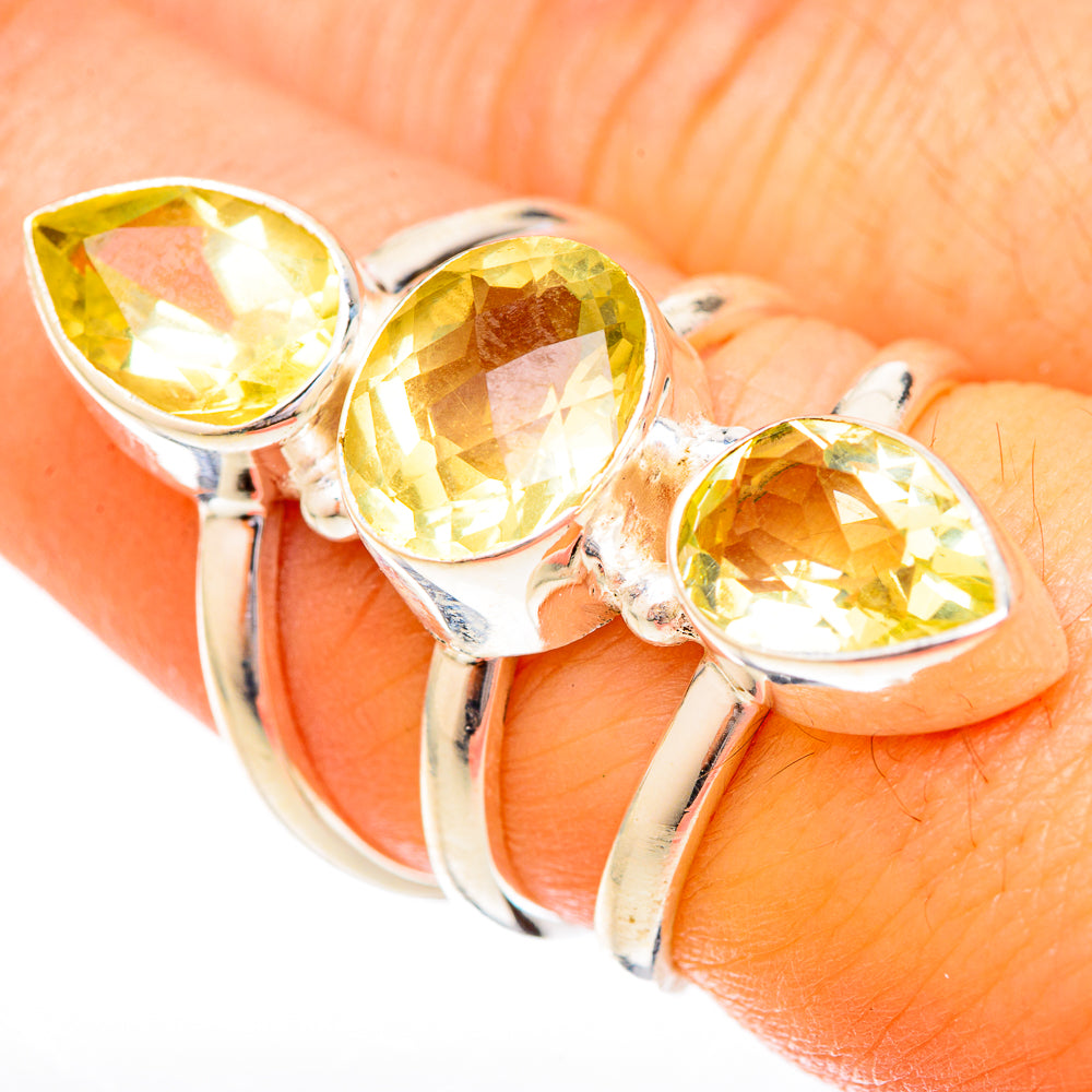 Citrine Rings handcrafted by Ana Silver Co - RING122861