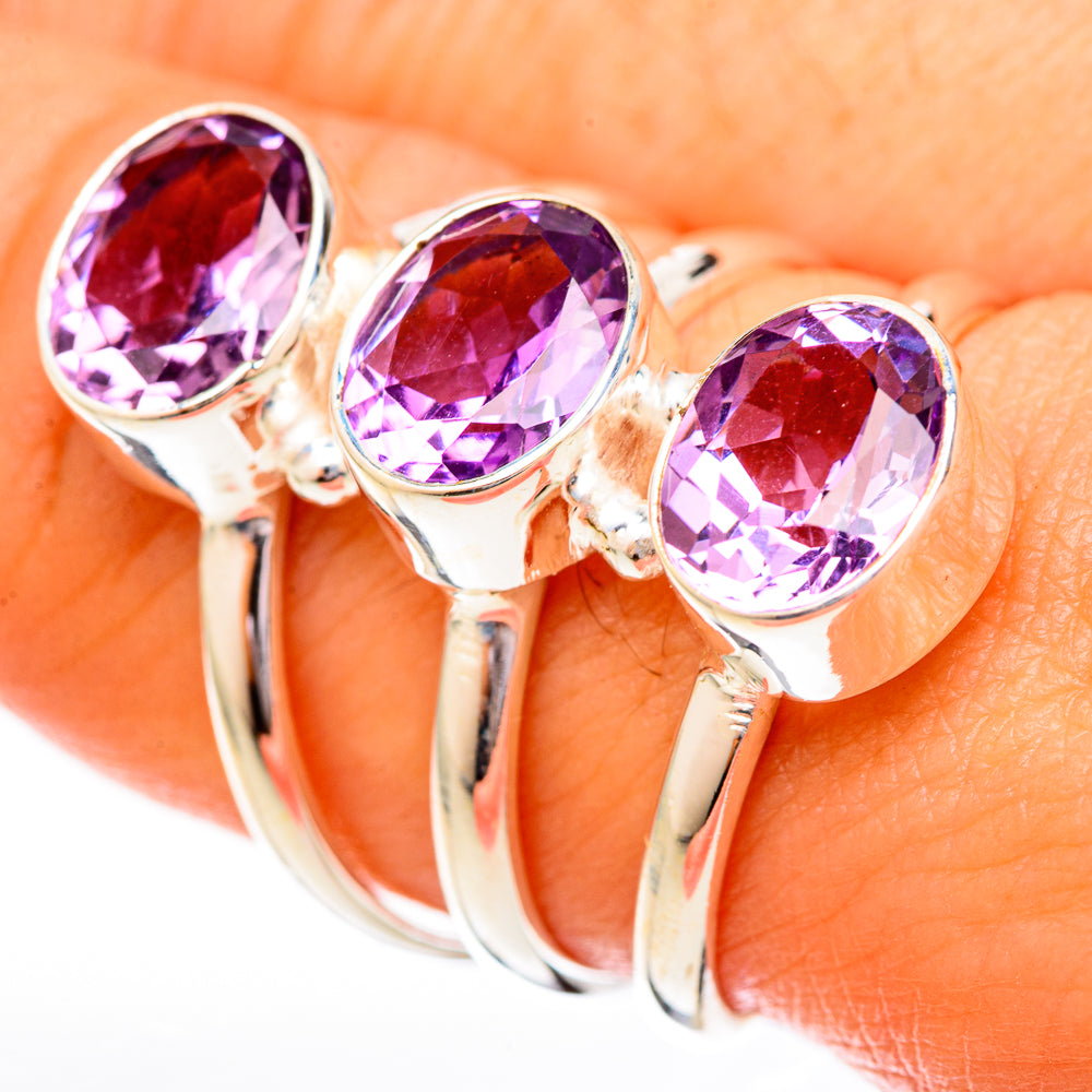 Amethyst Rings handcrafted by Ana Silver Co - RING122879