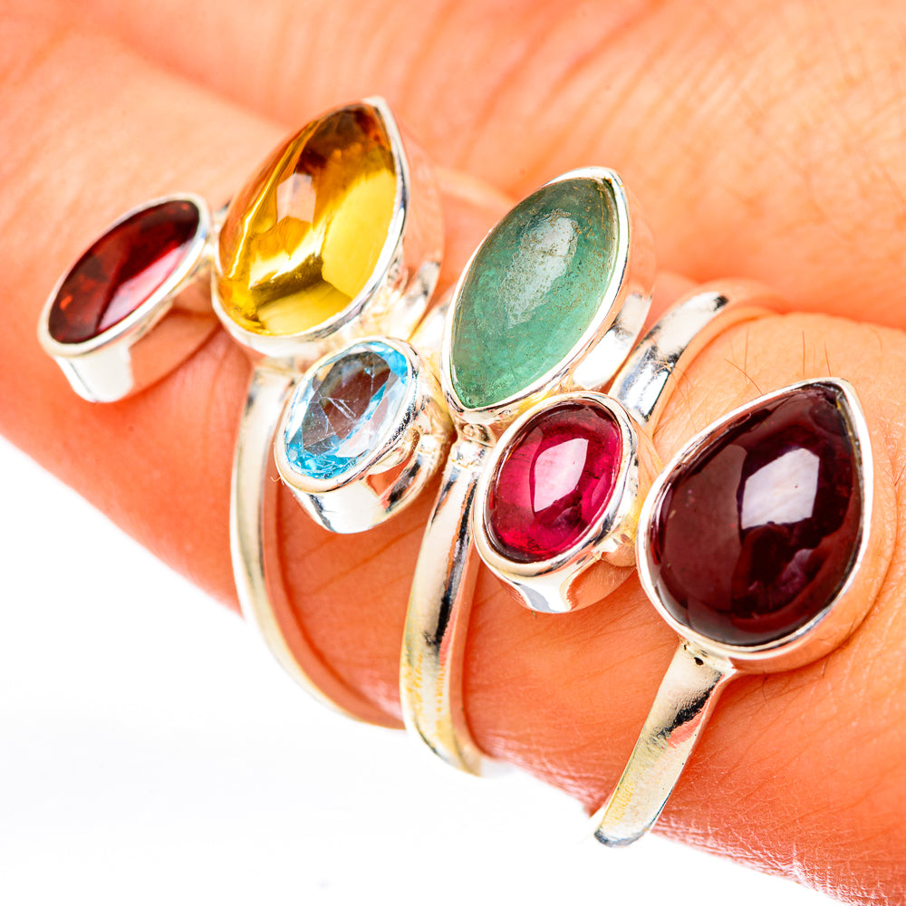 Garnet Rings handcrafted by Ana Silver Co - RING122885