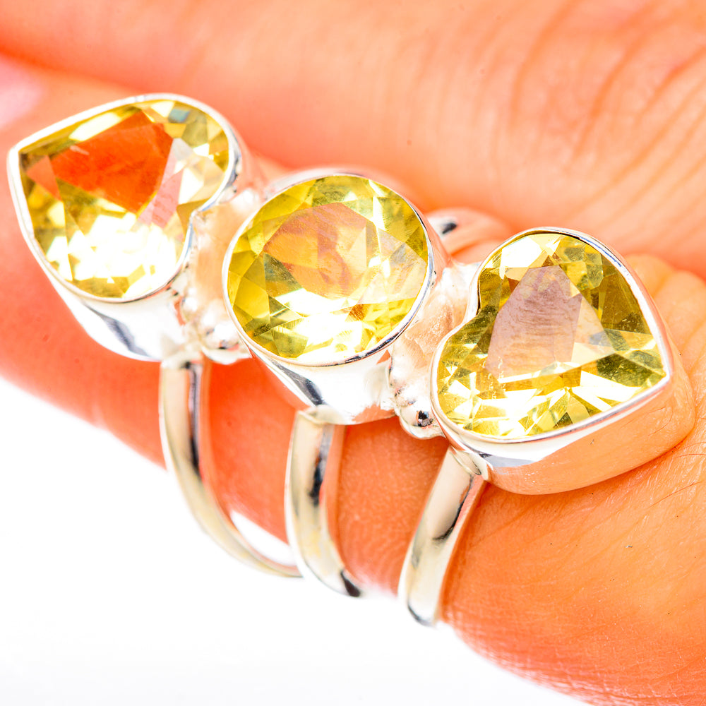 Citrine Rings handcrafted by Ana Silver Co - RING122895