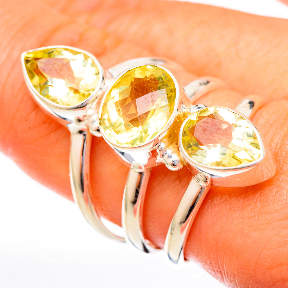 Citrine Rings handcrafted by Ana Silver Co - RING122917
