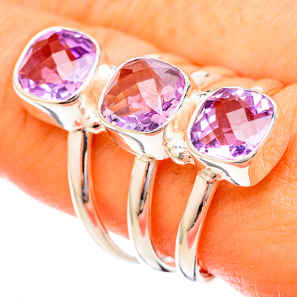 Amethyst Rings handcrafted by Ana Silver Co - RING122925