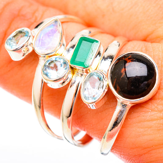 Garnet Rings handcrafted by Ana Silver Co - RING122932