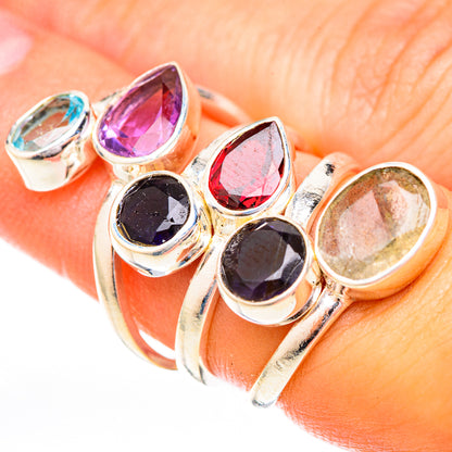 Labradorite Rings handcrafted by Ana Silver Co - RING122953