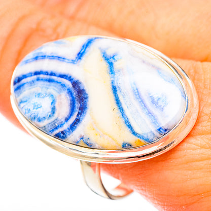 Blue Scheelite Rings handcrafted by Ana Silver Co - RING122954