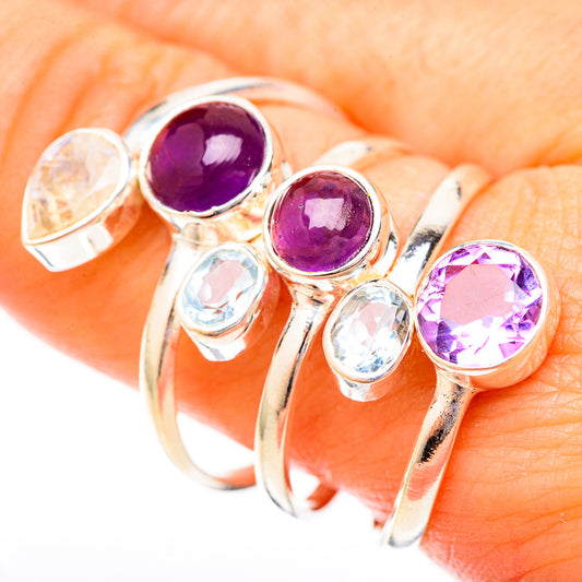 Amethyst Rings handcrafted by Ana Silver Co - RING122965