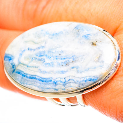 Blue Scheelite Rings handcrafted by Ana Silver Co - RING122966