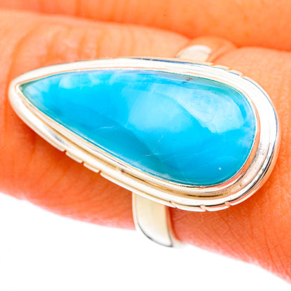 Larimar Rings handcrafted by Ana Silver Co - RING122971