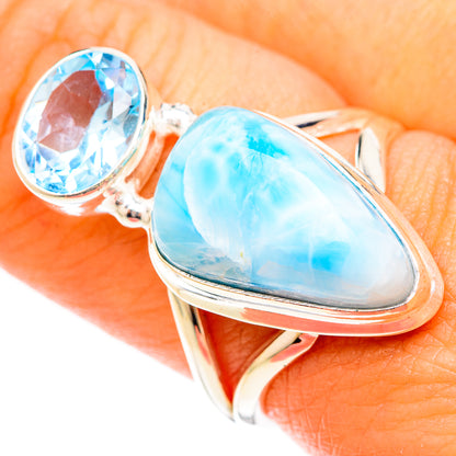 Larimar Rings handcrafted by Ana Silver Co - RING122975