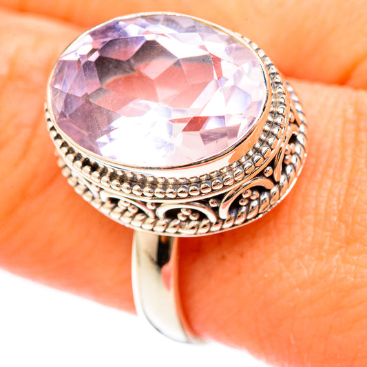Pink Amethyst Rings handcrafted by Ana Silver Co - RING122981