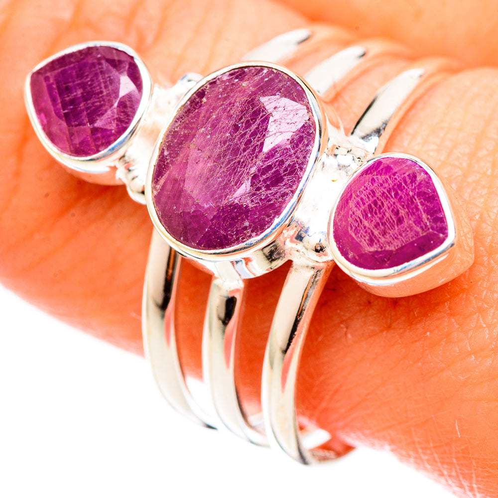 Ruby Rings handcrafted by Ana Silver Co - RING122982