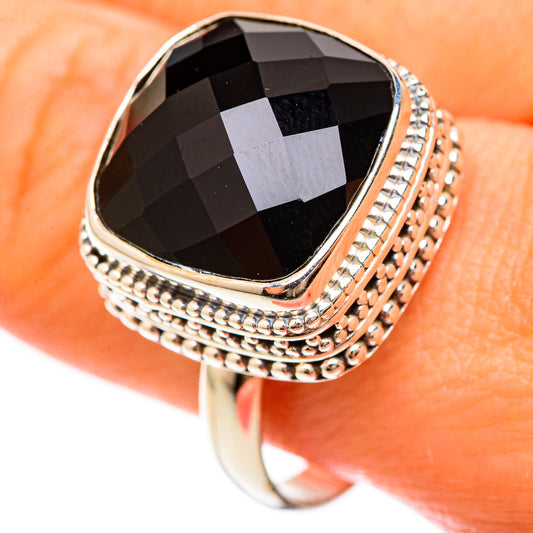 Black Onyx Rings handcrafted by Ana Silver Co - RING122988